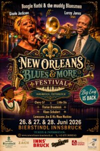 New Orleans Blues & More Festival 2026 – Line-up und Termine
