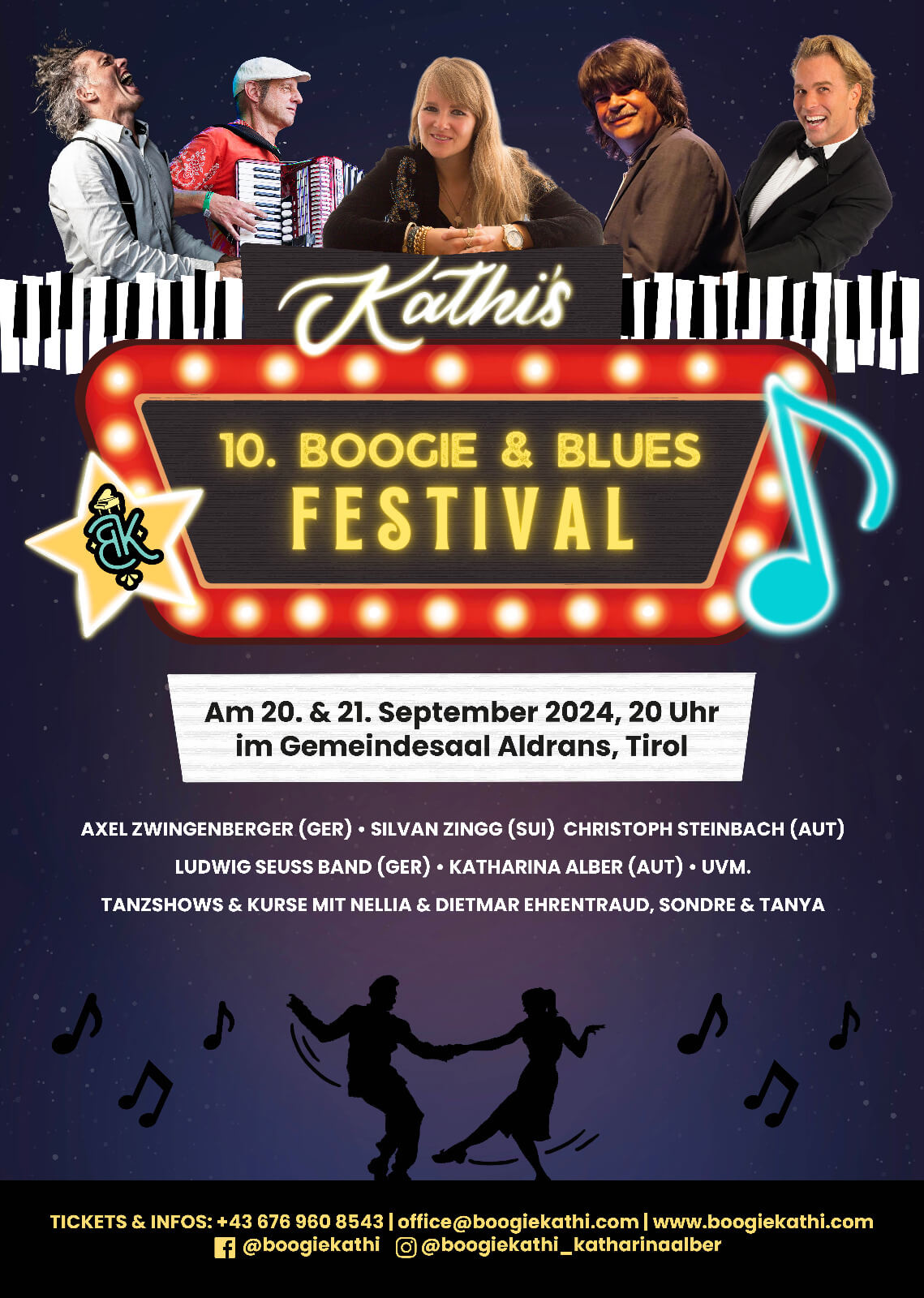 Boogie Kathis 10. Boogie & Blues Festival in Aldrans/Tirol